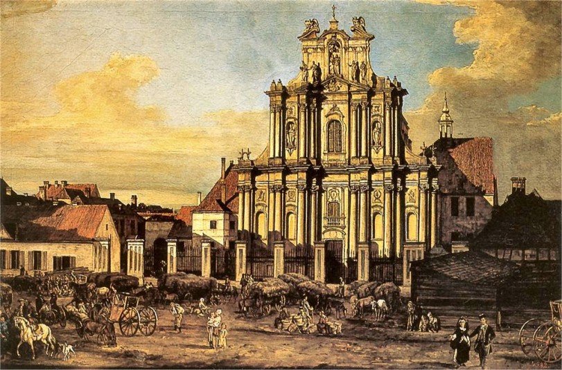 Kościół Wizytek na obrazie Canaletta